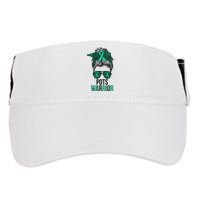Pots Warrior Messy Bun Pots Awareness Day Pots Fighter Adult Drive Performance Visor