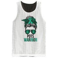 Pots Warrior Messy Bun Pots Awareness Day Pots Fighter Mesh Reversible Basketball Jersey Tank