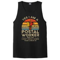 Postal Worker Mail Delivery Postman PosiCharge Competitor Tank