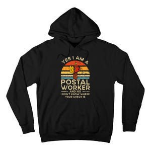 Postal Worker Mail Delivery Postman Tall Hoodie