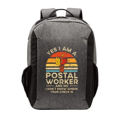Postal Worker Mail Delivery Postman Vector Backpack
