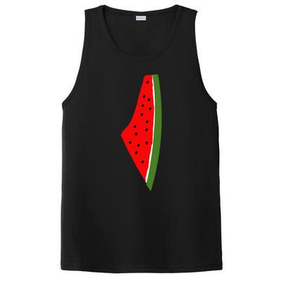 Palestine Watermelon Map PosiCharge Competitor Tank