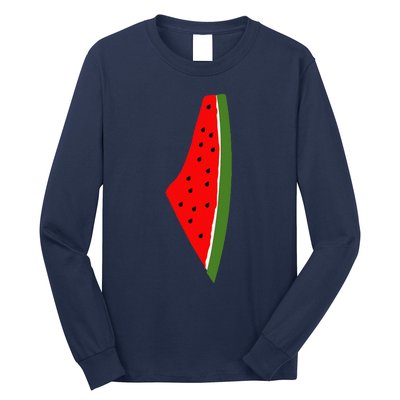 Palestine Watermelon Map Long Sleeve Shirt