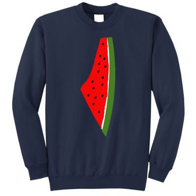 Palestine Watermelon Map Sweatshirt