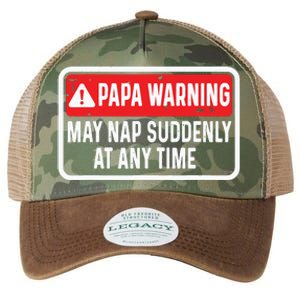 Papa Warning May Nap Suddenly At Any Time For Fathers Day Legacy Tie Dye Trucker Hat