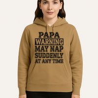 Papa Warning May Nap Suddenly At Any Time Grandpa Cute Hoodie