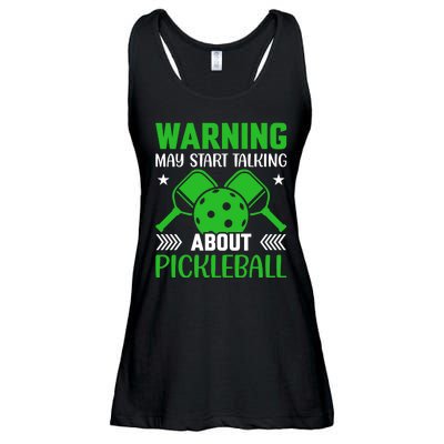 Pickleball Warning May Start Talking About Pickleball Ladies Essential Flowy Tank