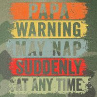 Papa Warning May Nap Suddenly At Any Time Legacy Tie Dye Trucker Hat