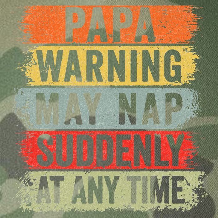 Papa Warning May Nap Suddenly At Any Time Legacy Tie Dye Trucker Hat