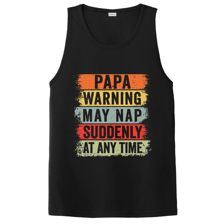 Papa Warning May Nap Suddenly At Any Time PosiCharge Competitor Tank