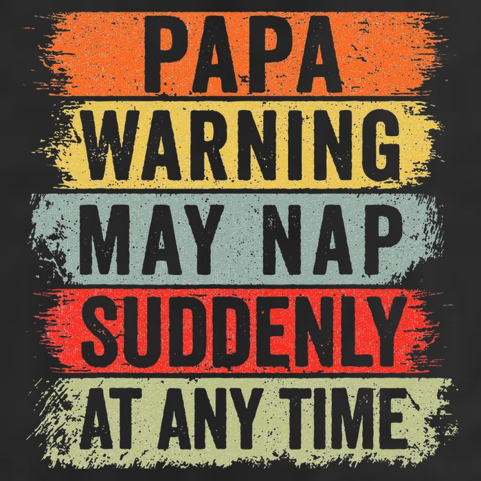 Papa Warning May Nap Suddenly At Any Time Golf Towel