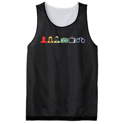 Person Woman Man Camera Tv Prison Mesh Reversible Basketball Jersey Tank