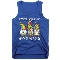 Proud With My Gnomies Lgbt Q Gnomes Gay Bi Sexual Pride Ally Funny Gift Tank Top