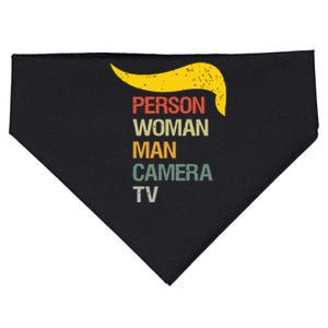 Person Woman Man Camera TV USA-Made Doggie Bandana