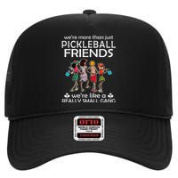 Pickleball WeRe More Than Just Friends WeRe Like A Really High Crown Mesh Back Trucker Hat