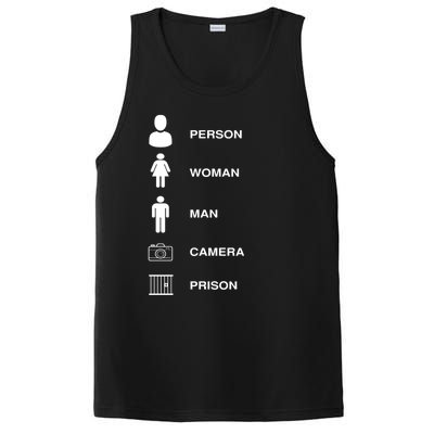 Person, Woman, Man, Camera, PRISON Design PosiCharge Competitor Tank