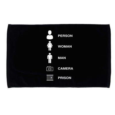 Person, Woman, Man, Camera, PRISON Design Microfiber Hand Towel