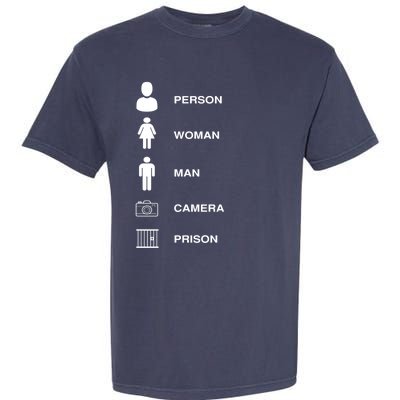 Person, Woman, Man, Camera, PRISON Design Garment-Dyed Heavyweight T-Shirt