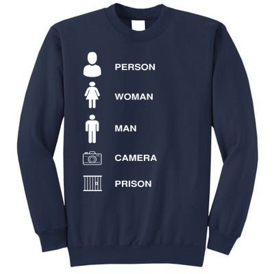 Person, Woman, Man, Camera, PRISON Design Sweatshirt