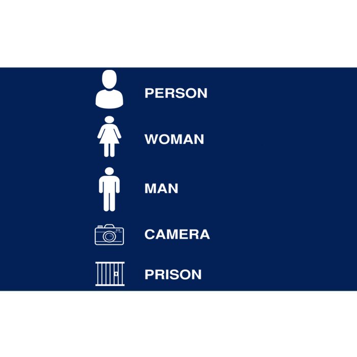 Person, Woman, Man, Camera, PRISON Design Bumper Sticker