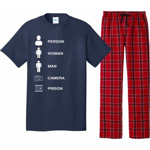 Person, Woman, Man, Camera, PRISON Design Pajama Set