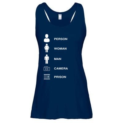 Person, Woman, Man, Camera, PRISON Design Ladies Essential Flowy Tank