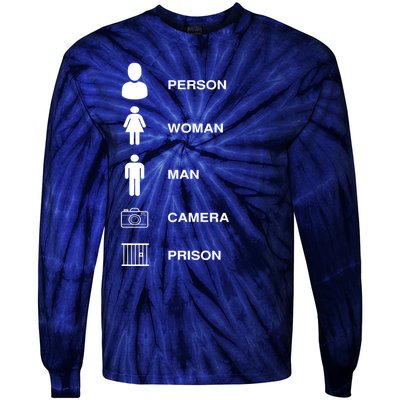 Person, Woman, Man, Camera, PRISON Design Tie-Dye Long Sleeve Shirt