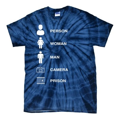 Person, Woman, Man, Camera, PRISON Design Tie-Dye T-Shirt