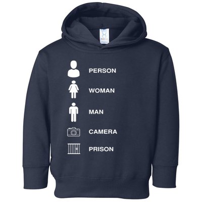 Person, Woman, Man, Camera, PRISON Design Toddler Hoodie