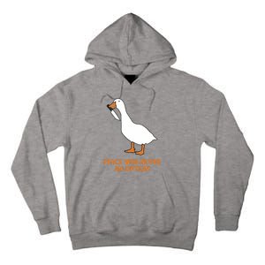 Peace Was Never An Option Goose Meme Tall Hoodie