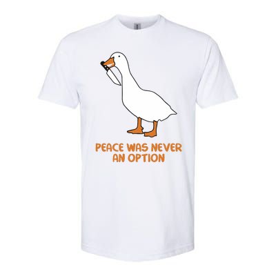 Peace Was Never An Option Goose Meme Softstyle® CVC T-Shirt