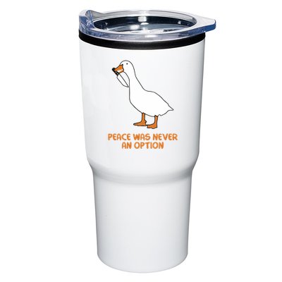 Peace Was Never An Option Goose Meme Tumbler