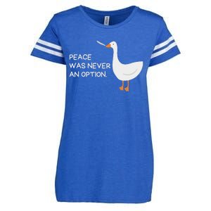 Peace Was Never An Option Angry Goose With Knife Enza Ladies Jersey Football T-Shirt