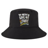 Pride We Never Give Up On The Fight Cool Comfort Performance Bucket Hat