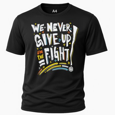 Pride We Never Give Up On The Fight Performance Shirt
