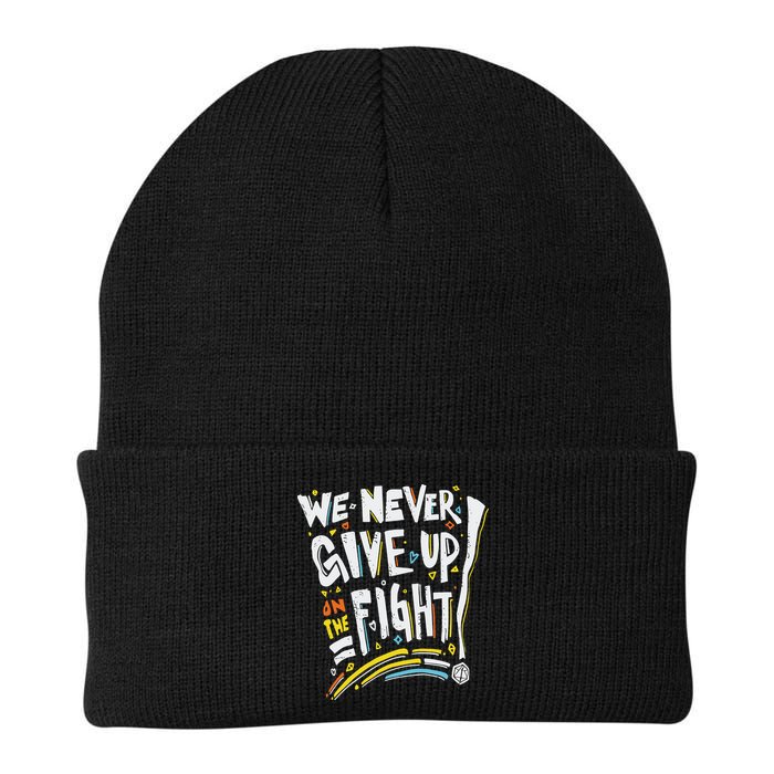 Pride We Never Give Up On The Fight Beanie