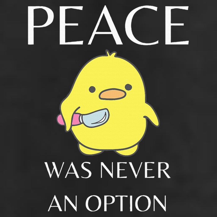 Peace Was Never An Option Duck With Knife Duck With Knife Beanie