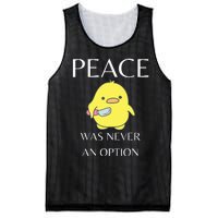 Peace Was Never An Option Duck With Knife Duck With Knife Mesh Reversible Basketball Jersey Tank