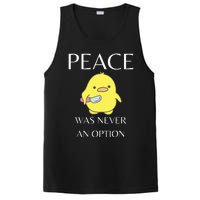 Peace Was Never An Option Duck With Knife Duck With Knife PosiCharge Competitor Tank