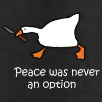 Peace Was Never An Option Murder Duck 7 Panel Mesh Trucker Snapback Hat