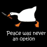 Peace Was Never An Option Murder Duck Sustainable Bucket Hat