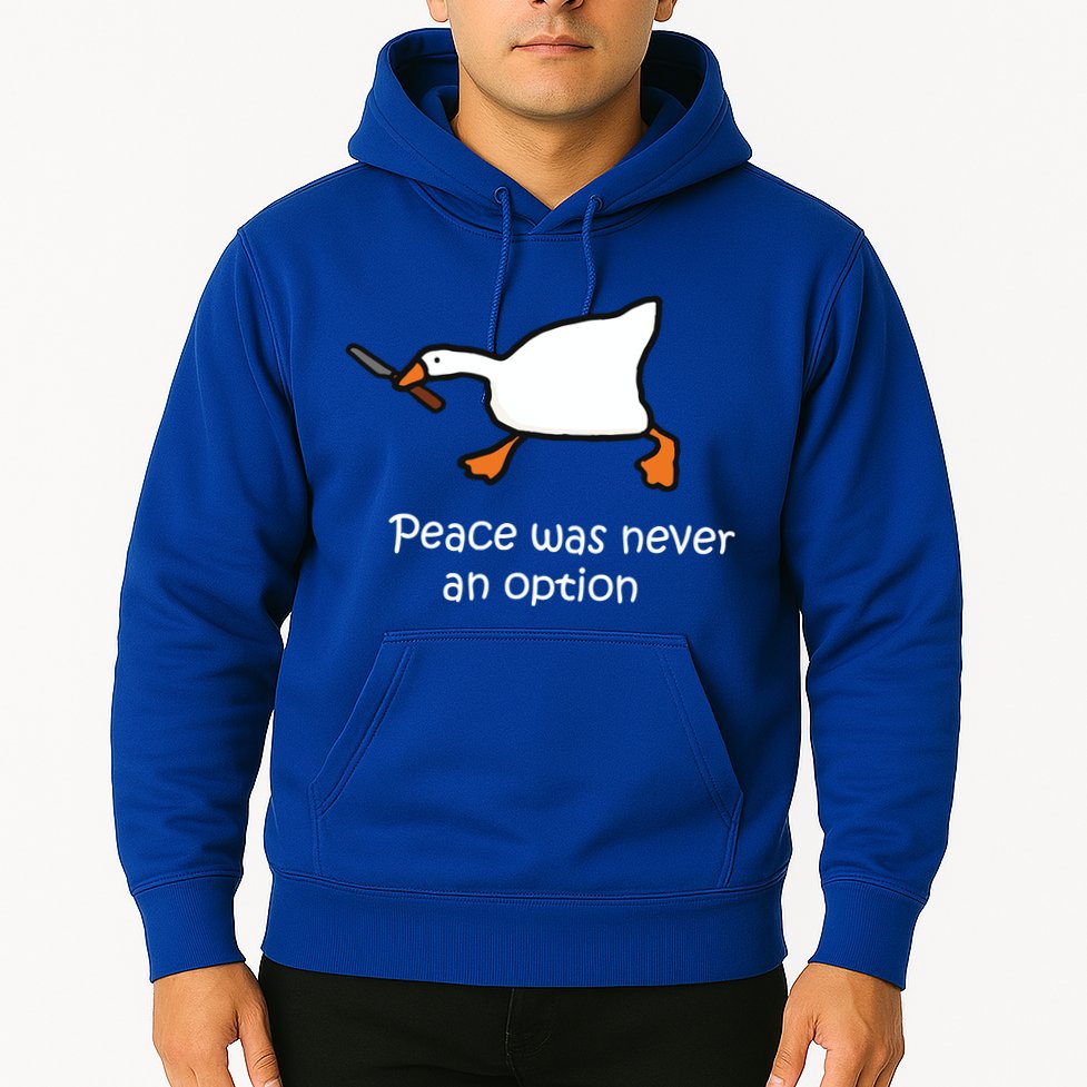 Peace Was Never An Option Murder Duck Hoodie