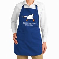 Peace Was Never An Option Murder Duck Apron