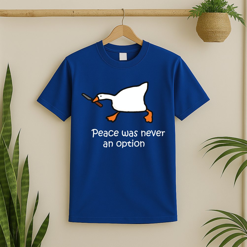 Peace Was Never An Option Murder Duck T-Shirt