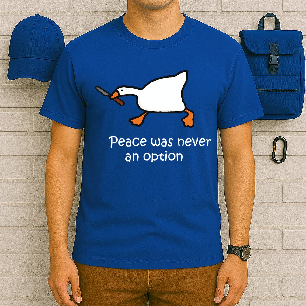 Peace Was Never An Option Murder Duck T-Shirt
