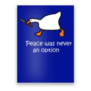 Peace Was Never An Option Murder Duck Poster