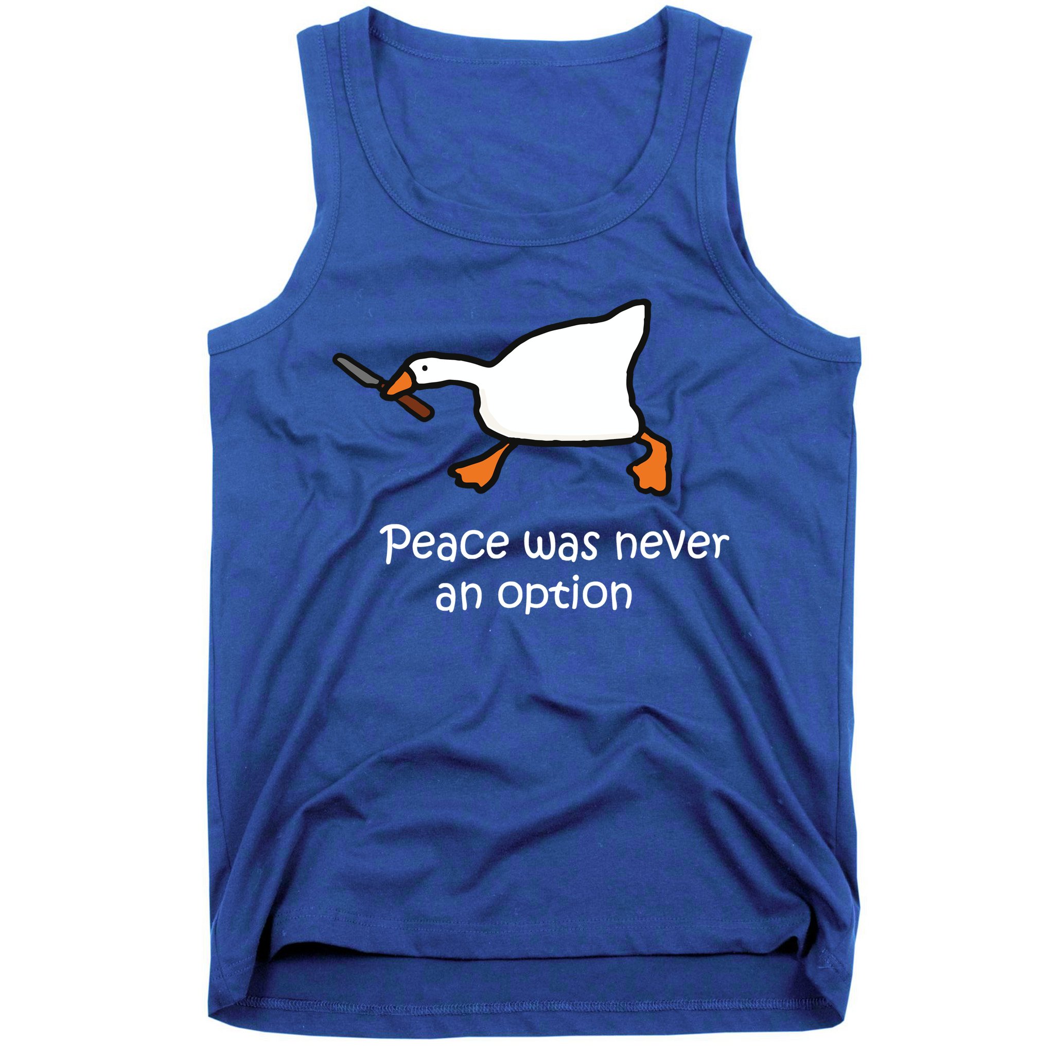 Peace Was Never An Option Murder Duck Tank Top