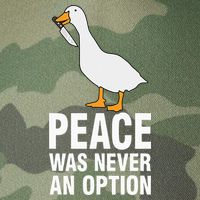 Peace Was Never An Option Goose Meme Legacy Tie Dye Trucker Hat