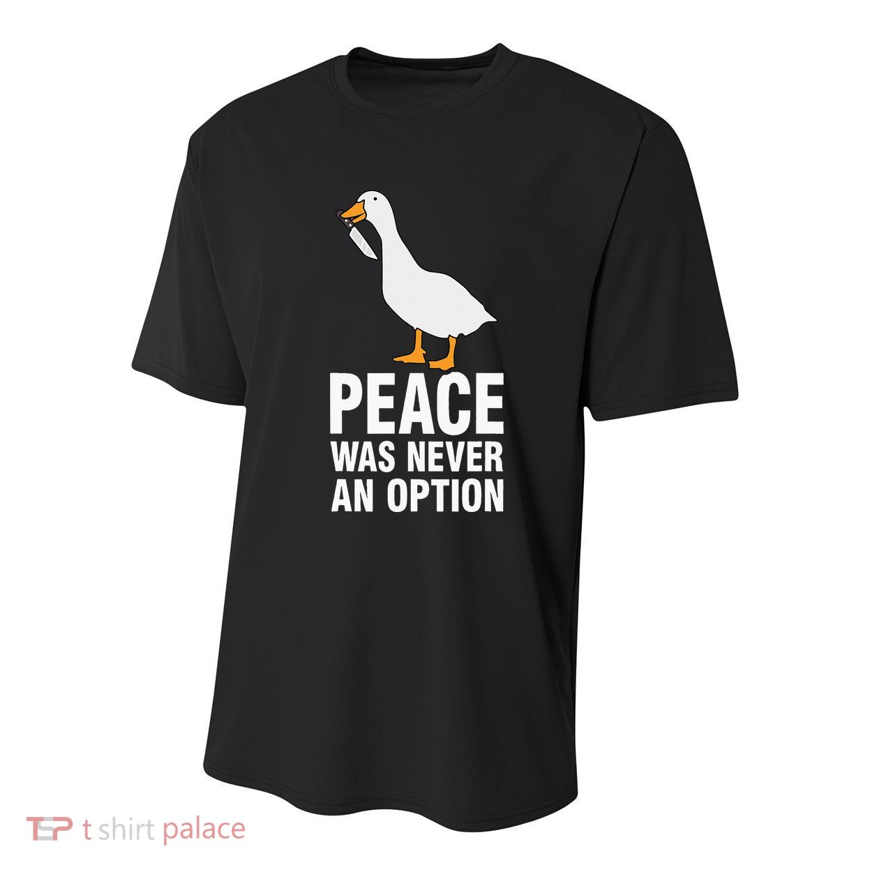 Peace Was Never An Option Goose Meme Youth Performance Sprint T-Shirt