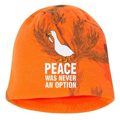 Peace Was Never An Option Goose Meme Kati - Camo Knit Beanie